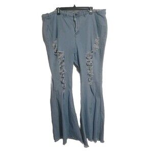 Almost Famous High Rise 90s Flare Jeans, sz 24